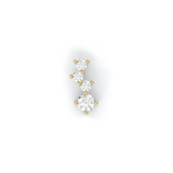 Cascade Necklace - 18kt Recycled Yellow Gold - Diamonds