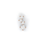 Cascade Necklace - 18kt Recycled Rose Gold - Diamonds