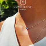 Toi & Moi ring - 18kt recycled white gold - Sapphire and diamond