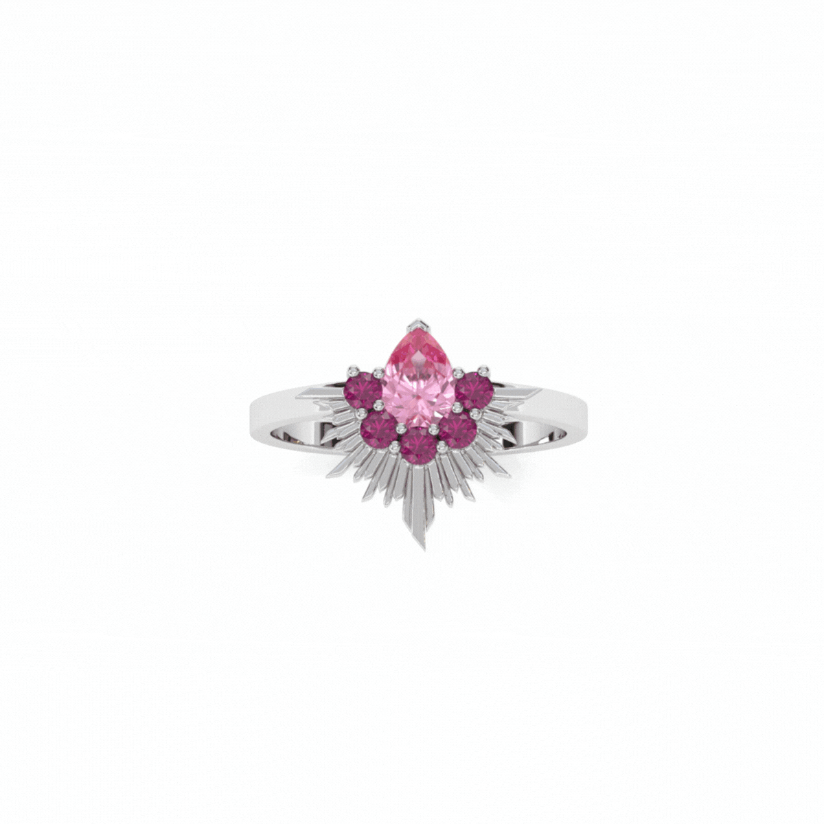 Grenat rhodolite de 5,15 carats - Octa Joaillerie Grenat rhodolite de 5,15 carats - Octa Joaillerie
