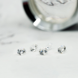 Toi & Moi Ring - Recycled 18kt Pink Gold - Tsavorite Garnet and Diamond