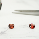 Pendentif Cascade - Or Jaune recyclé 18kt - Grenat Almandin et Diamants