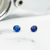 Pendentif Cascade - Or Jaune recyclé 18kt - Saphir et Diamants