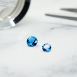 Pendentif Cascade - Or Jaune recyclé 18kt - Topaze London et Diamants