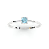 Toi & Moi Ring - Recycled 18kt Yellow Gold - Tsavorite Garnet and Diamond