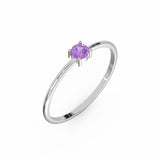 Toi & Moi Ring - Recycled 18kt Yellow Gold - Tsavorite Garnet and Diamond