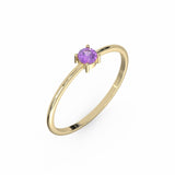 Toi & Moi Ring - Recycled 18kt Yellow Gold - Tsavorite Garnet and Diamond