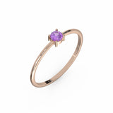 Toi & Moi Ring - Recycled 18kt Yellow Gold - Tsavorite Garnet and Diamond