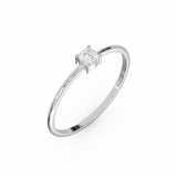 Toi & Moi Ring - Recycled 18kt Yellow Gold - Tsavorite Garnet and Diamond