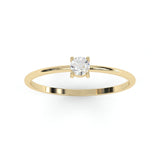 Toi & Moi Ring - Recycled 18kt Yellow Gold - Tsavorite Garnet and Diamond