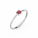 Toi & Moi Ring - Recycled 18kt Yellow Gold - Tsavorite Garnet and Diamond