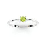 Toi & Moi Ring - Recycled 18kt Yellow Gold - Tsavorite Garnet and Diamond