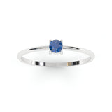 Toi & Moi Ring - Recycled 18kt Yellow Gold - Tsavorite Garnet and Diamond