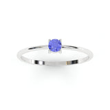 Toi & Moi Ring - Recycled 18kt Yellow Gold - Tsavorite Garnet and Diamond