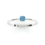 Toi & Moi Ring - Recycled 18kt Yellow Gold - Tsavorite Garnet and Diamond