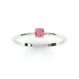 Toi & Moi Ring - Recycled 18kt Yellow Gold - Tsavorite Garnet and Diamond